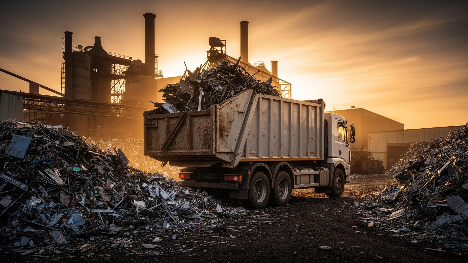 Raccolta e trasporto rottami metallici