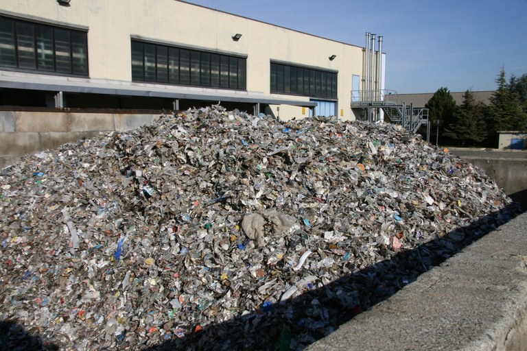 Impianto recupero alluminio